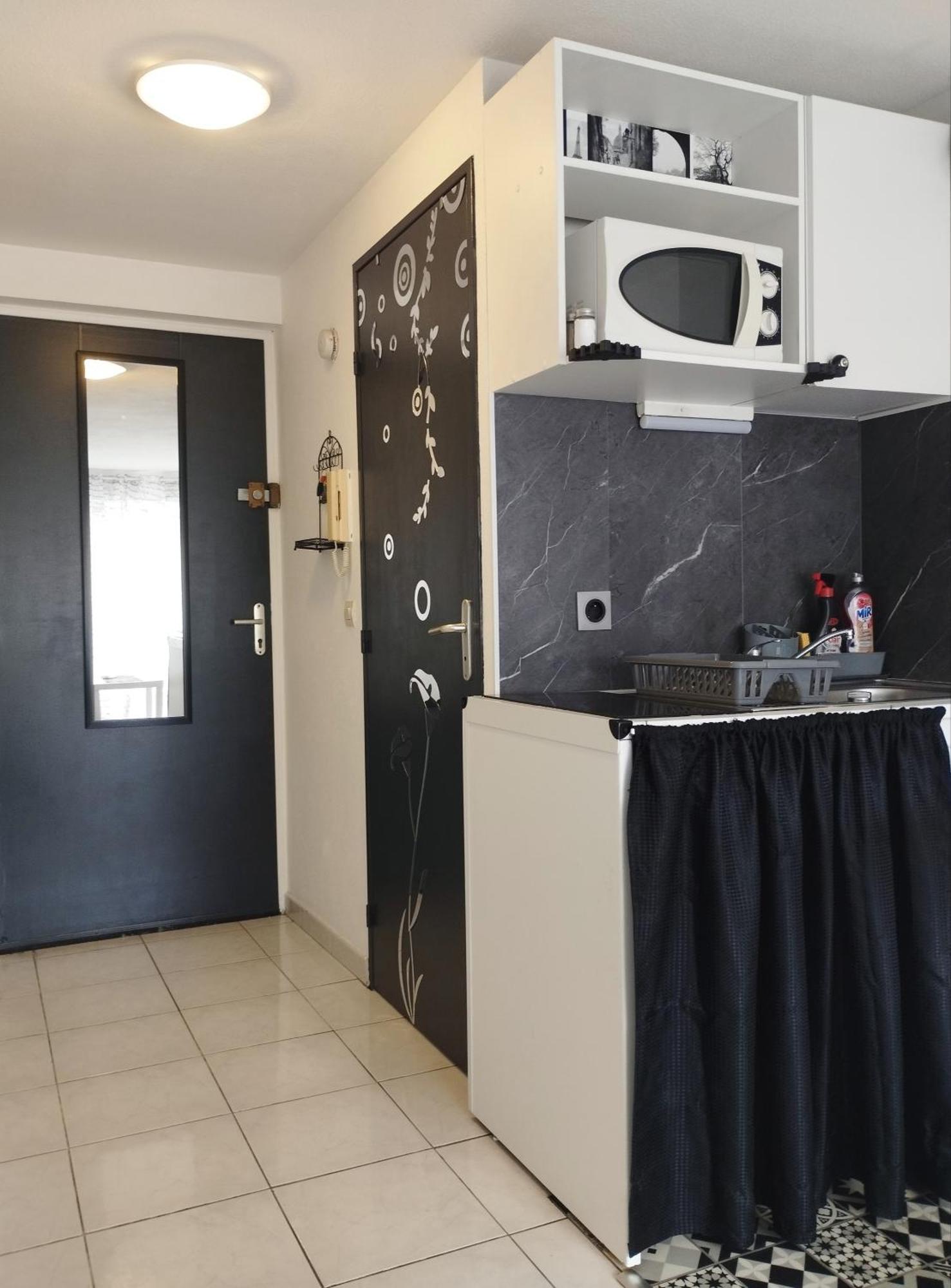 Appartement Studio Climatise, Lumineux A 5 Min De La Promenade Des Anglais à Nice Extérieur photo
